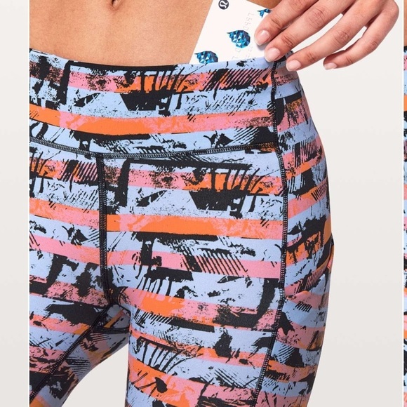 Lululemon Speed‎ Up Crop 21" Inversion Multi 6 - Picture 2 of 9